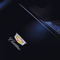 Cadillac Welcome Lights Projector - Premium HD Dynamic Pattern, Plug & Play for XT5/XT6/CT5 (Set of 2)