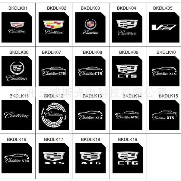 For Cadillac Welcome Light Door Projector, Upgrade Custom Logo Projector Light, Plug & Play HD Dynamic Pattern, Two Lens, Personalized Image/Text - Image 3