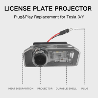 Tesla license plate light product detail