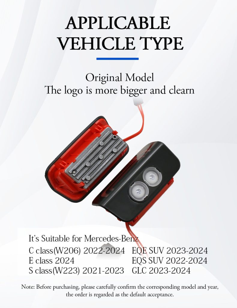 Mercedes-Benz door light compatibility