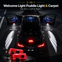 Mercedes-Benz Dual-Lens Static Door Welcome Lights - Set of 2